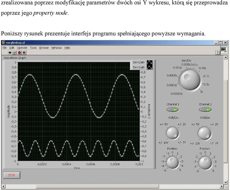 poprzez jego property node.