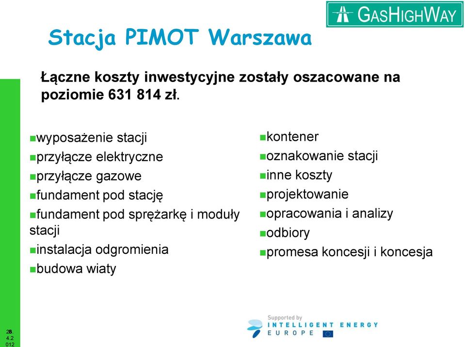 sprężarkę i moduły stacji instalacja odgromienia budowa wiaty kontener oznakowanie stacji