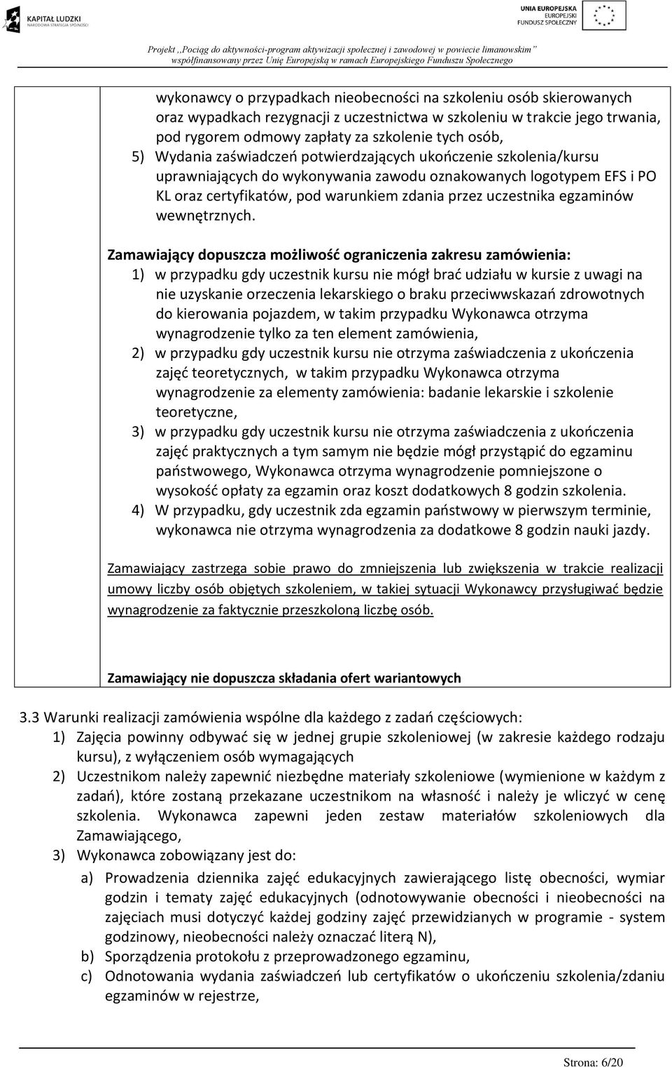 egzaminów wewnętrznych.