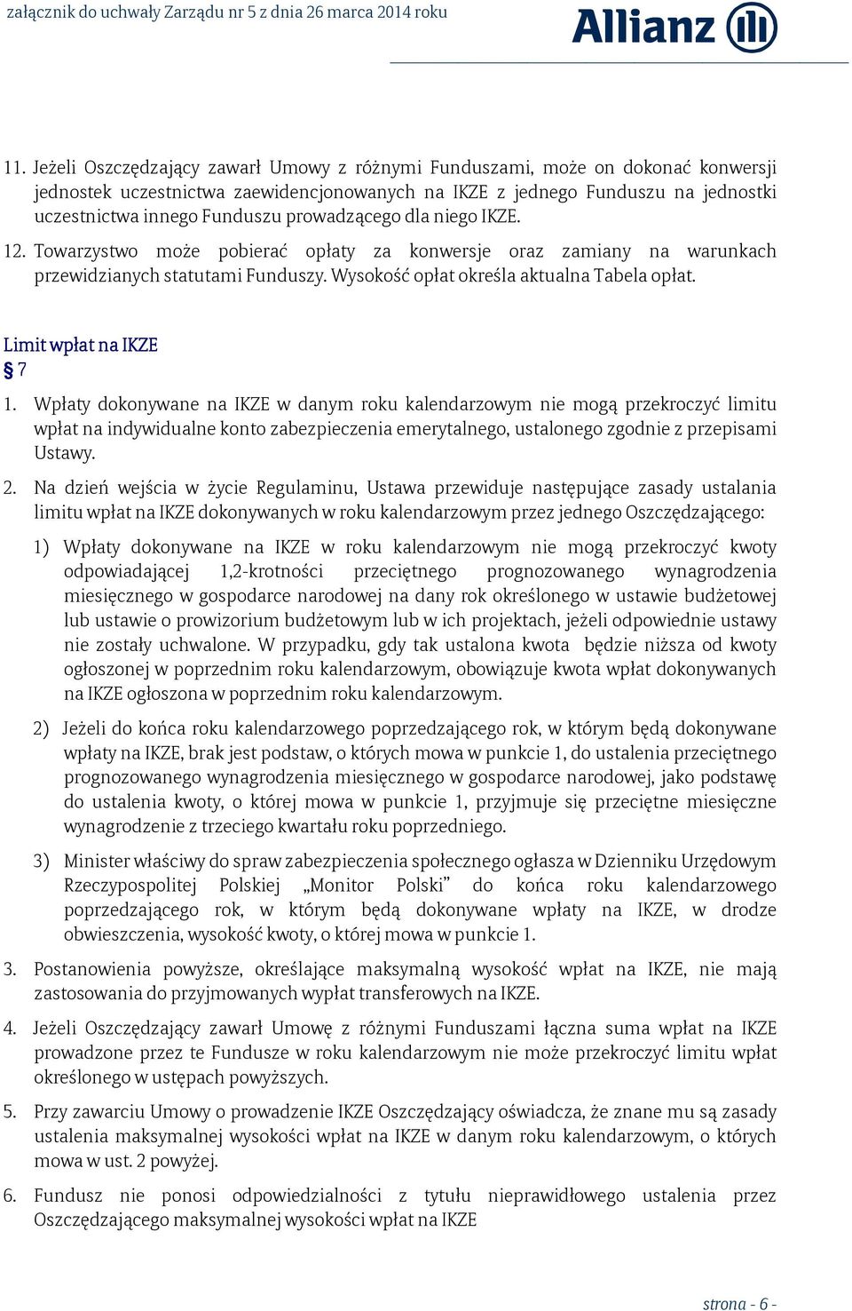 Limit wpłat na IKZE 7 1.