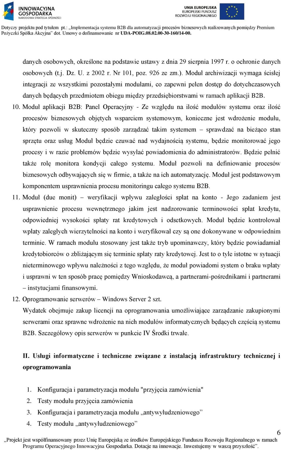 aplikacji B2B. 10.