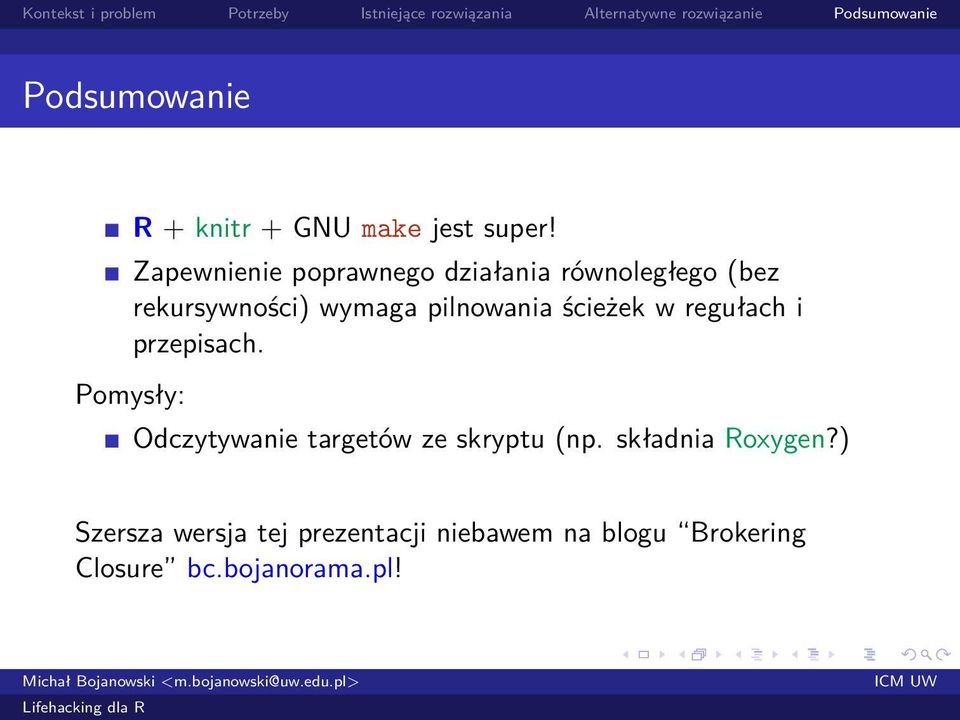 pilnowania ścieżek w regułach i przepisach.