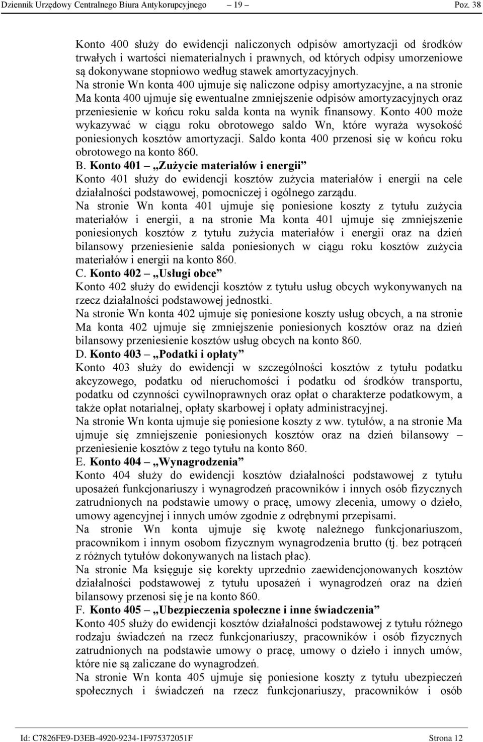 amortyzacyjnych.