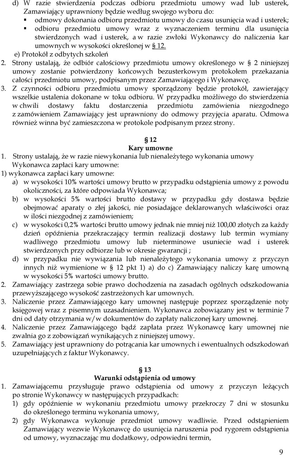 e) Protokół z odbytych szkoleń 2.