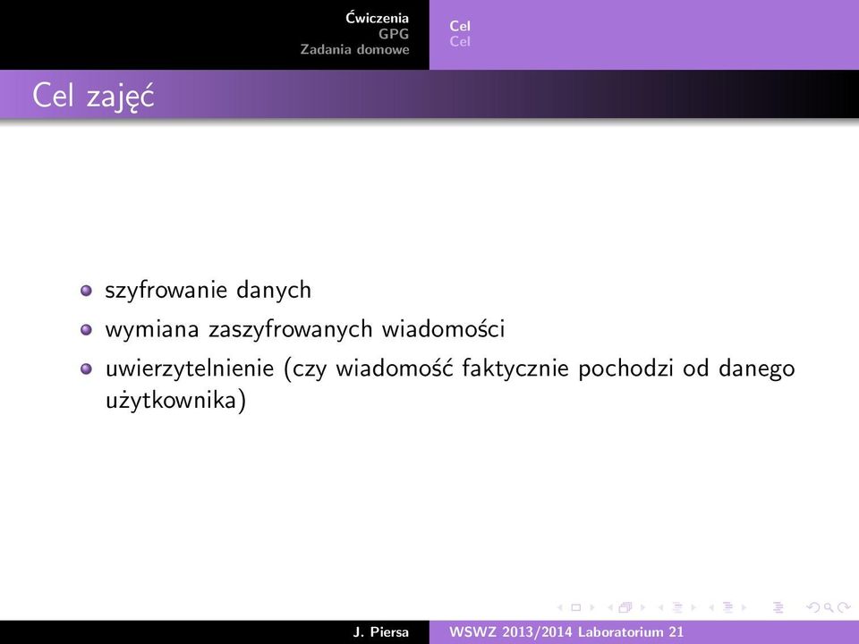 uwierzytelnienie (czy wiadomość