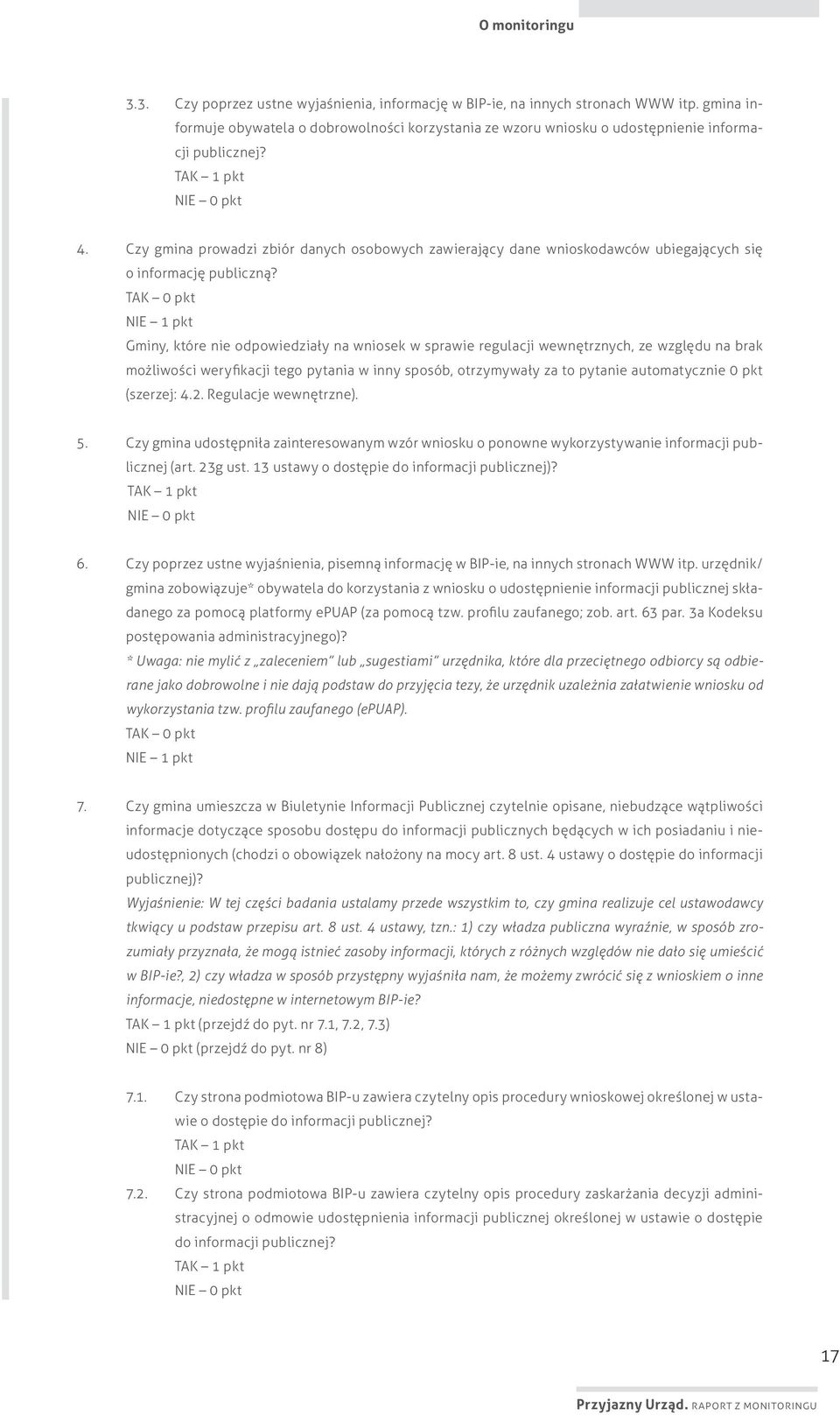 Czy gmina prowadzi zbiór danych osobowych zawierający dane wnioskodawców ubiegających się o informację publiczną?