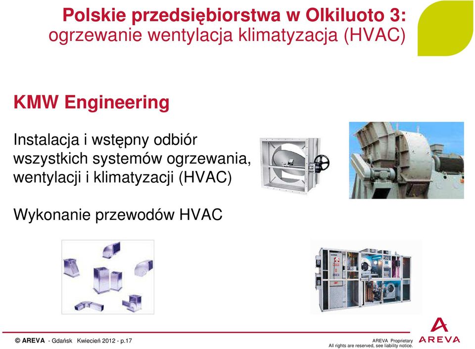 odbiór wszystkich systemów ogrzewania, wentylacji i