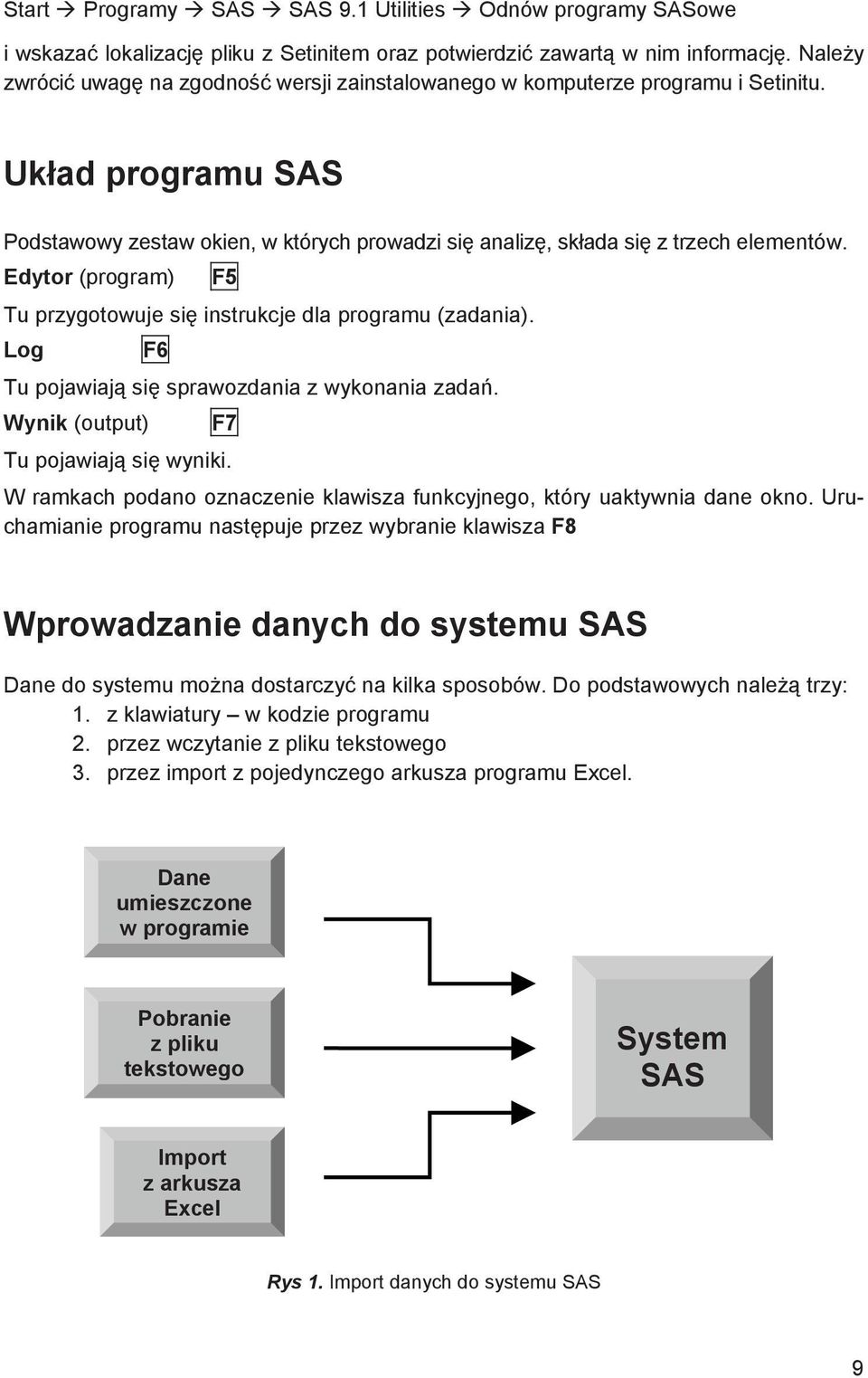 Edytor (program) F5 Tu przygotowuje si instrukcje dla programu (zadania). Log F6 Tu pojawiaj si sprawozdania z wykonania zada. Wynik (output) F7 Tu pojawiaj si wyniki.