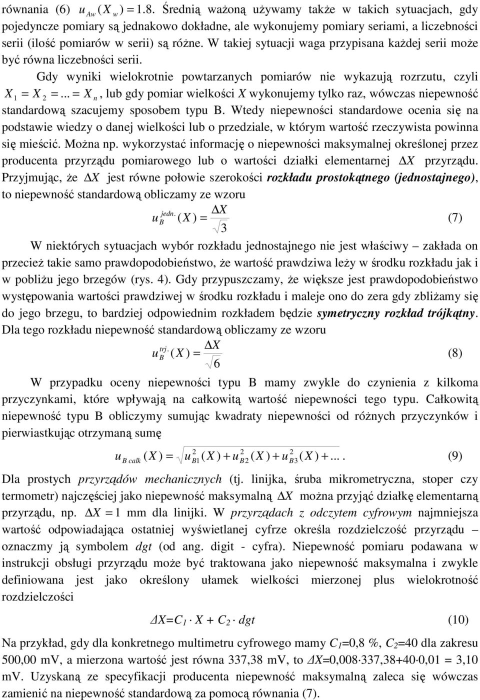 Wed epewoś sadardowe oea sę a podsawe wed o daej welkoś lb o predale w kórm warość rewsa powa sę meść. MoŜa p.