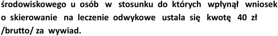 skierowanie na leczenie odwykowe