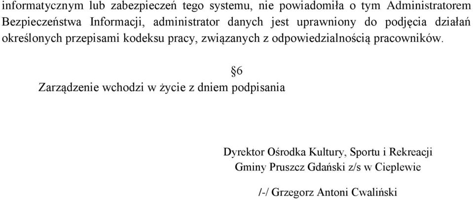 pracy, związanych z odpowiedzialnością pracowników.