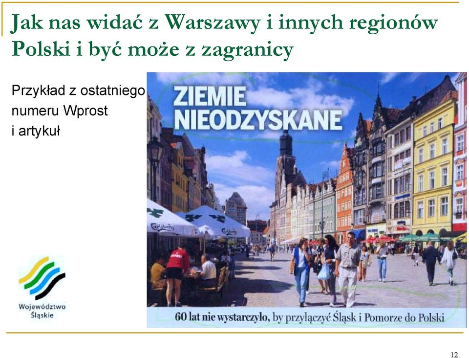 może z zagranicy Przykład z