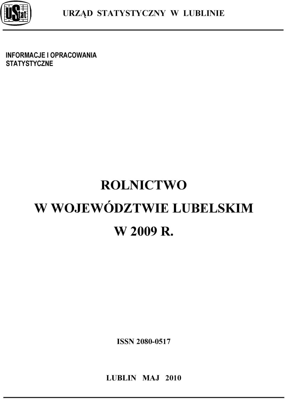 STATYSTYCZNE ROLNICTWO W