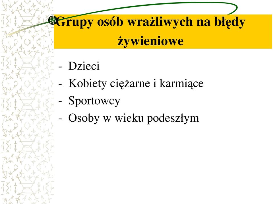 Kobiety cięŝarne i karmiące -