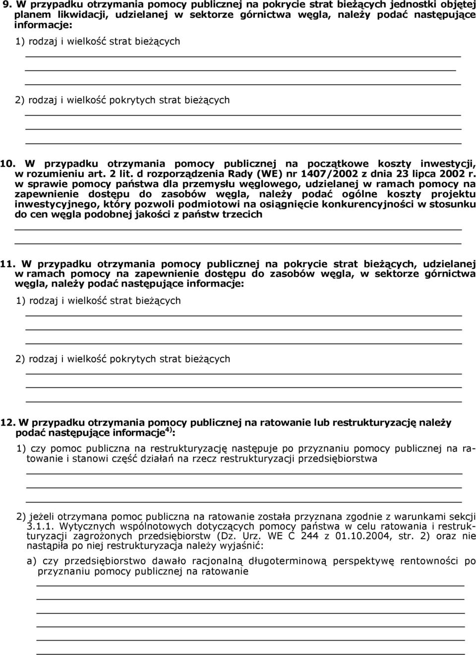 d rozporządzenia Rady (WE) nr 1407/2002 z dnia 23 lipca 2002 r.