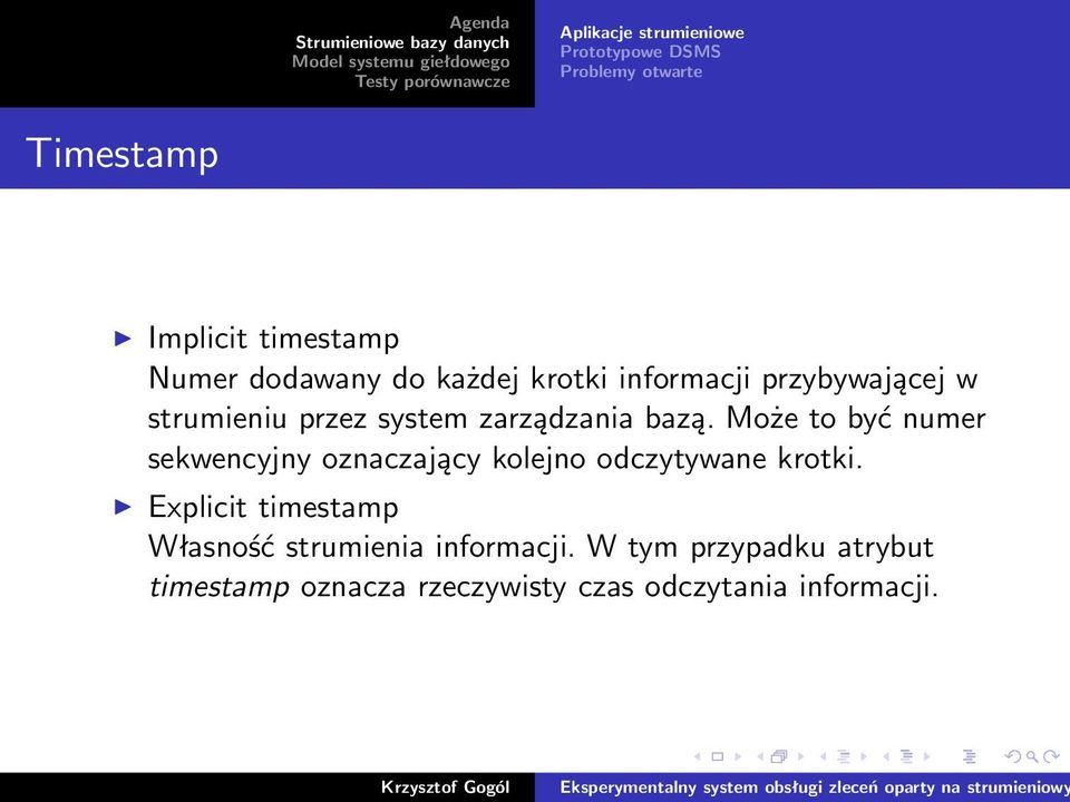 Może to być numer sekwencyjny oznaczający kolejno odczytywane krotki.