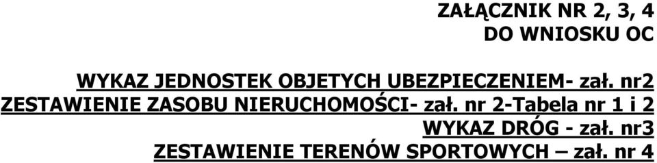 nr2 ZESTAWIENIE ZASOBU NIERUCHOMOŚCI- zał.