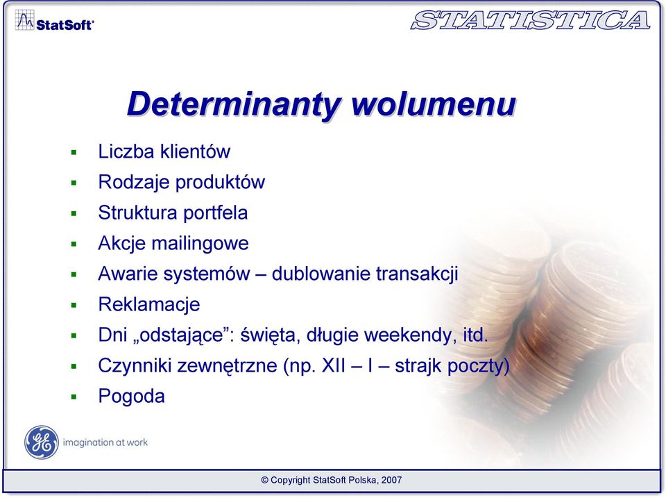 dublowanie transakcji Reklamacje Dni odstające : święta,