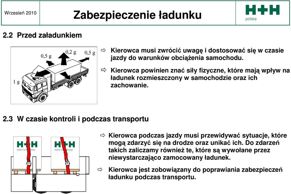 3 W czasie kontroli i podczas transportu Kierowca podczas jazdy musi przewidywać sytuacje, które mogą zdarzyć się na drodze oraz unikać