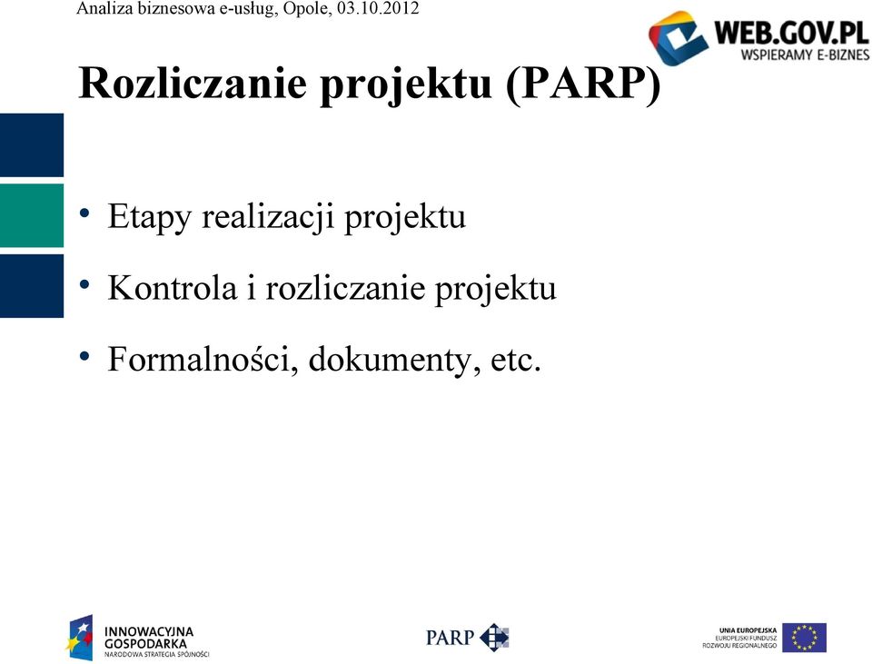 Kontrola i rozliczanie