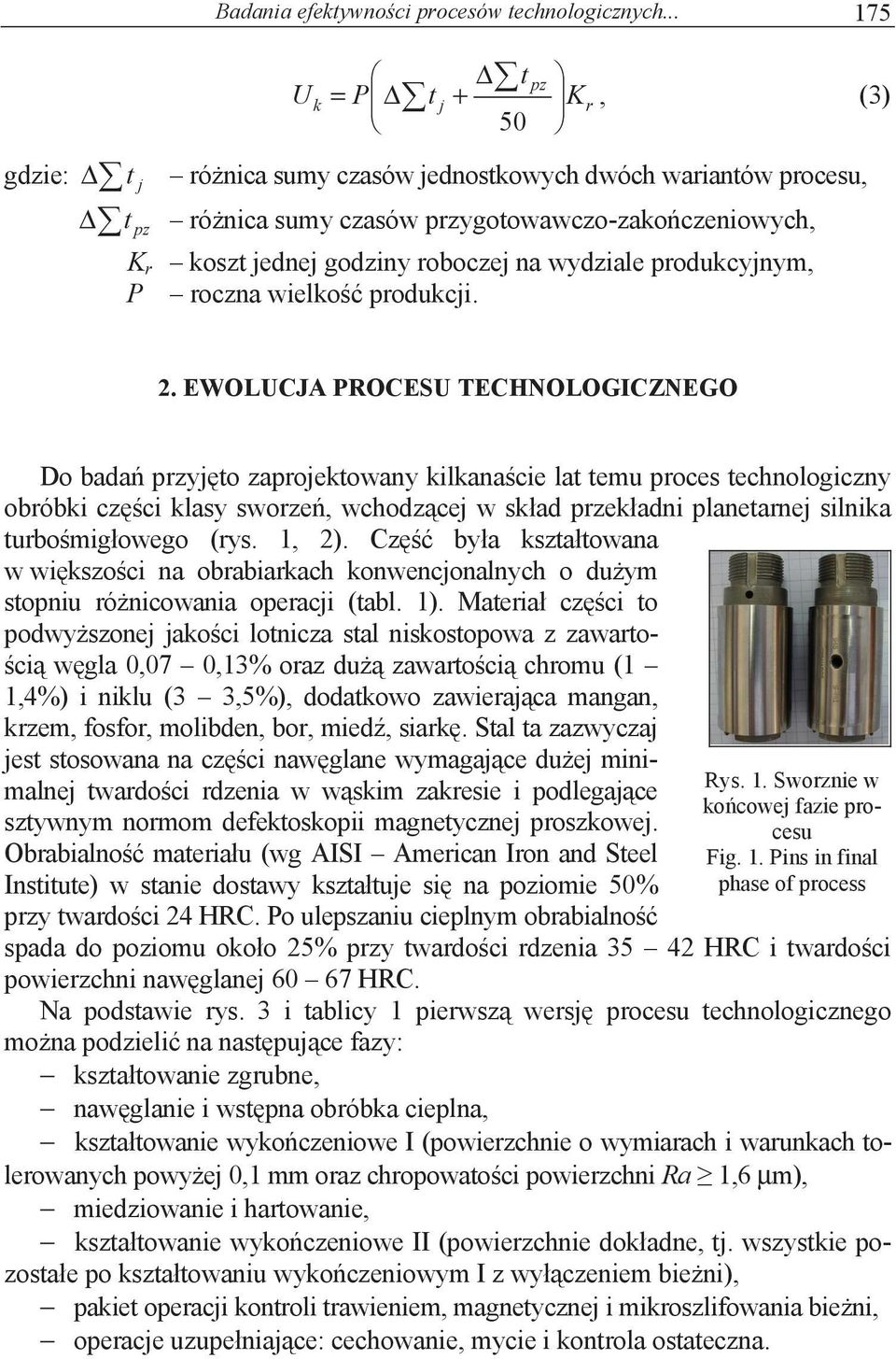 produkcyjnym, P roczna wielko produkcji. 2.