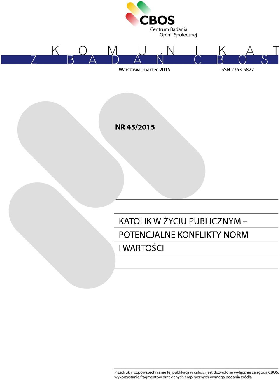 KATOLIK W ŻYCIU PUBLICZNYM