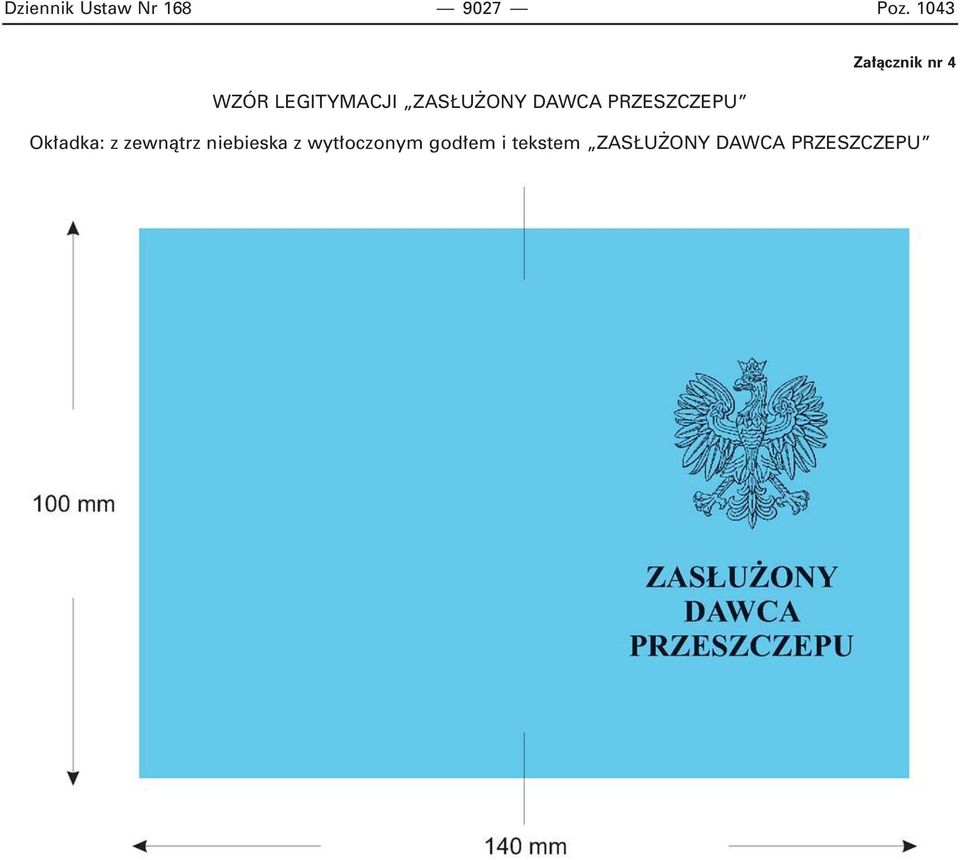 PRZESZCZEPU Za àcznik nr 4 Ok adka: z zewnàtrz