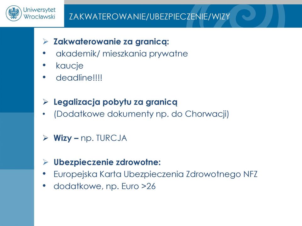 !!! Legalizacja pobytu za granicą (Dodatkowe dokumenty np.