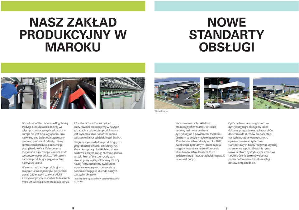 Od momentu otrzymania najlepszego surowca aż do wykończonego produktu. Taki system nadzoru produkcyjnego gwarantuje najwyższą jakość.