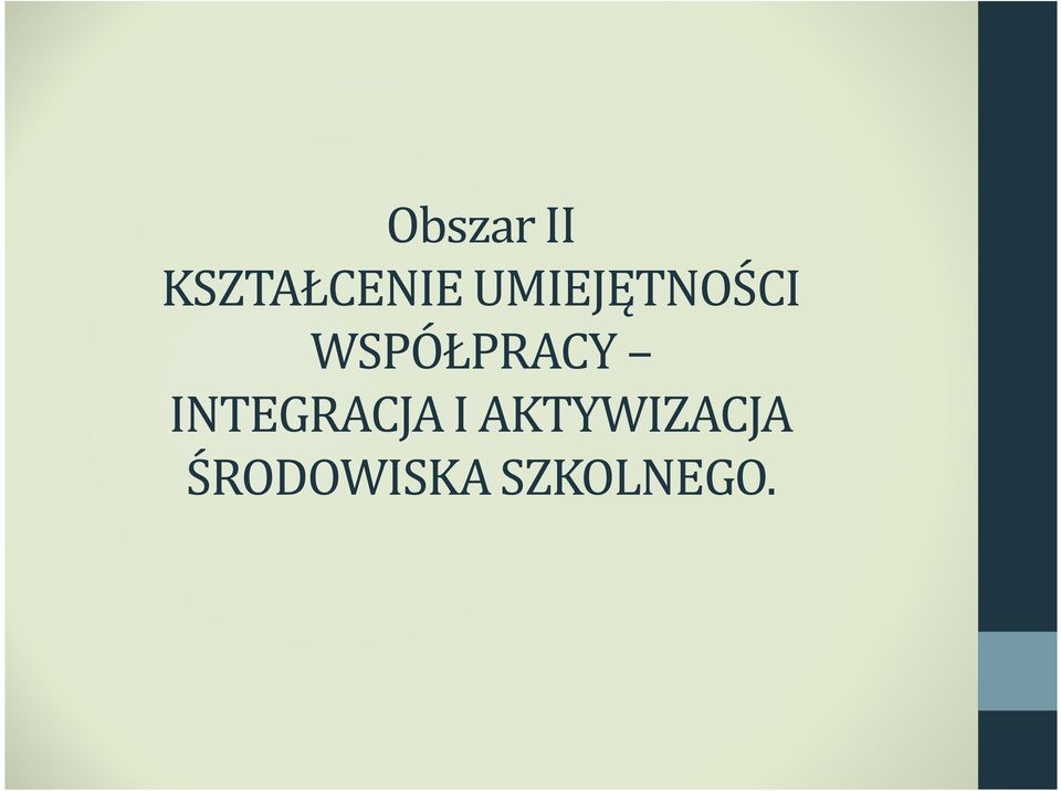 WSPÓŁPRACY INTEGRACJA