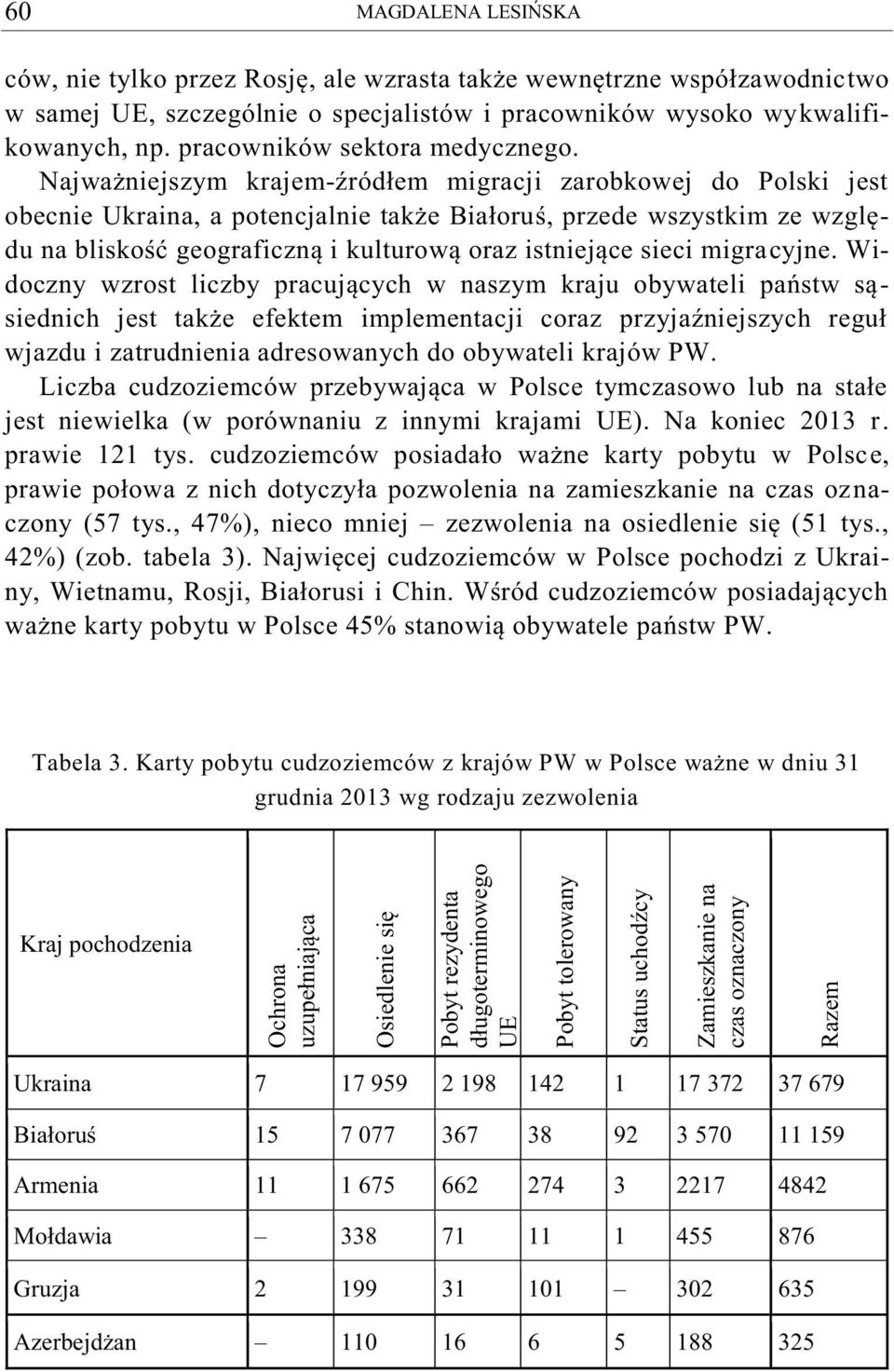 Najważniejszym krajem-źródłem migracji zarobkowej do Polski jest obecnie Ukraina, a potencjalnie także Białoruś, przede wszystkim ze względu na bliskość geograficzną i kulturową oraz istniejące sieci