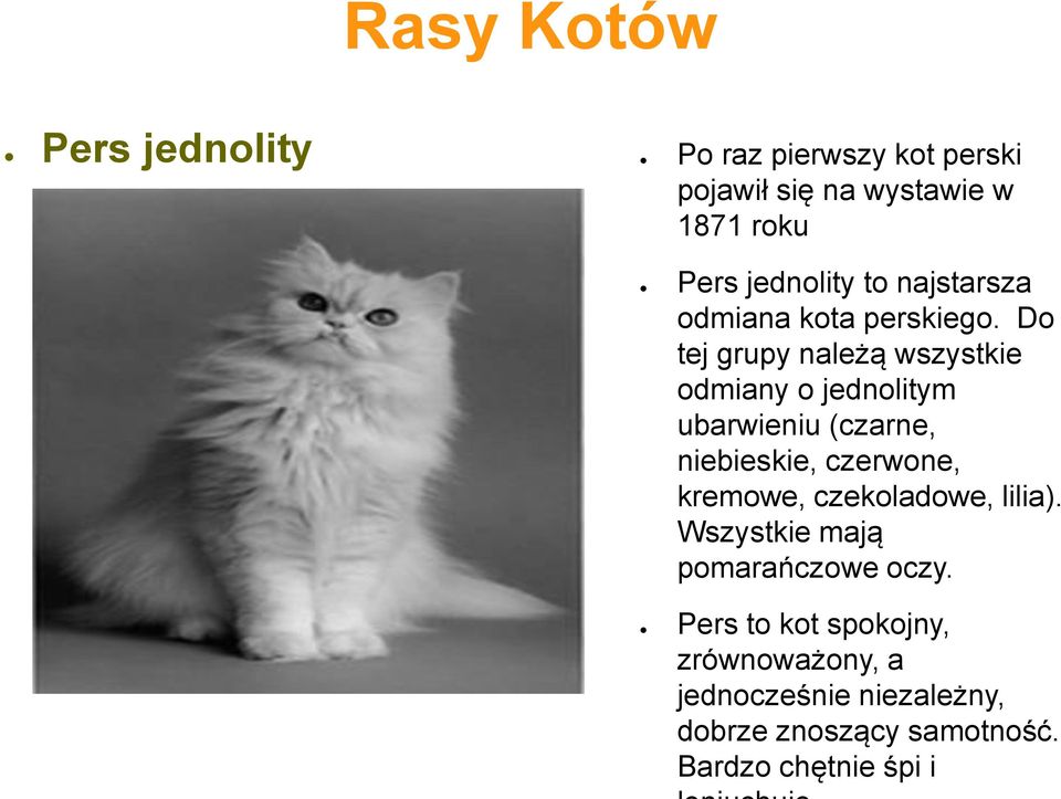 Do tej grupy należą wszystkie odmiany o jednolitym ubarwieniu (czarne, niebieskie, czerwone,