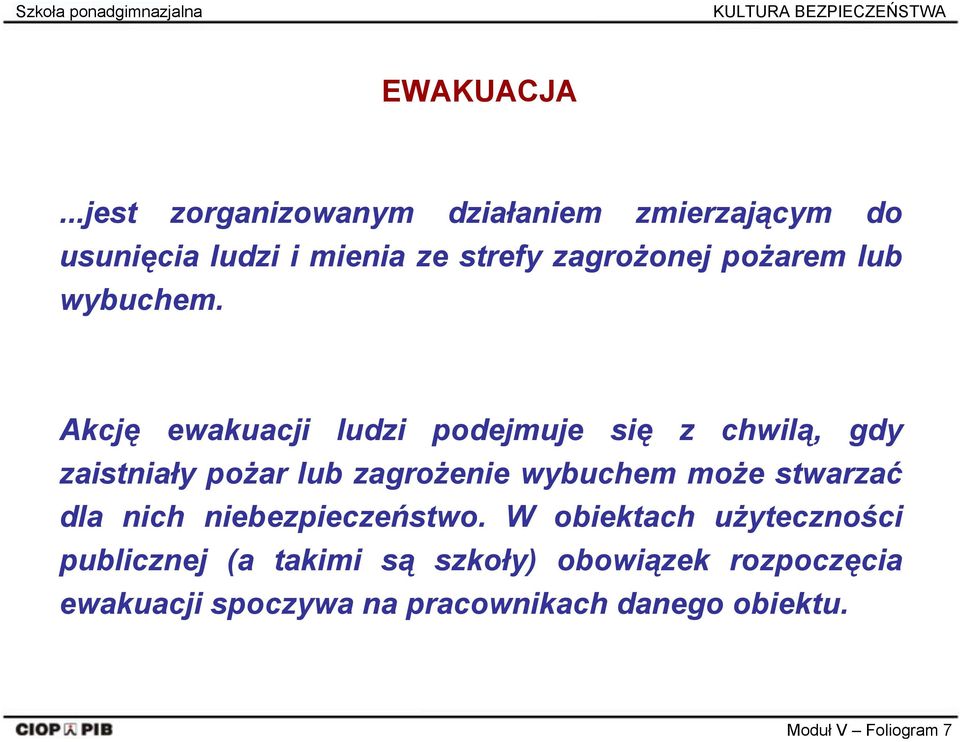lub wybuchem.
