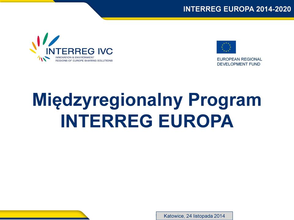 Międzyregionalny Program INTERREG