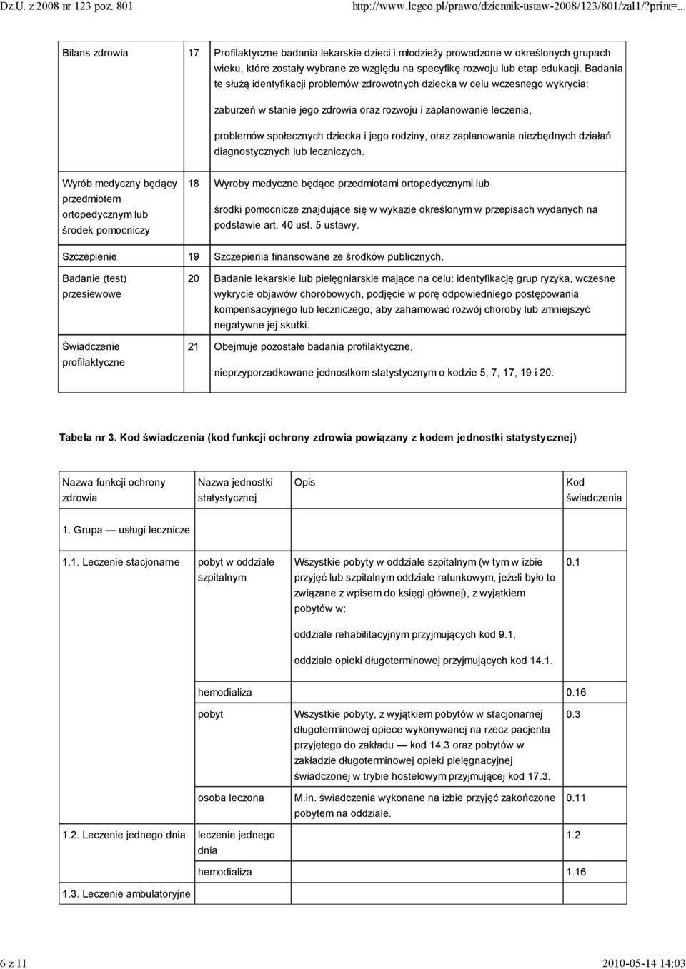 Badania te służą identyfikacji problemów zdrowotnych dziecka w celu wczesnego wykrycia: zaburzeń w stanie jego zdrowia oraz rozwoju i zaplanowanie leczenia, problemów społecznych dziecka i jego