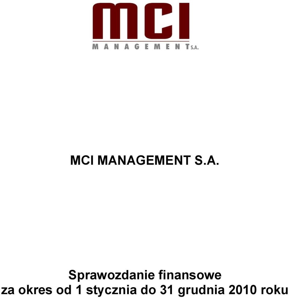 Sprawozdanie finansowe