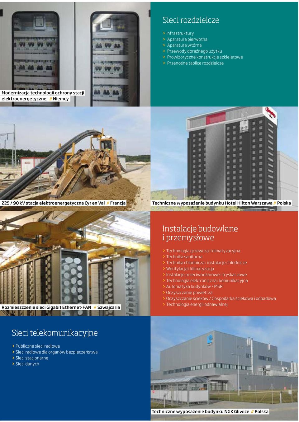 Instalacje budowlane i przemysłowe Rozmieszczenie sieci Gigabit Ethernet-FAN // Szwajcaria > > Technologia grzewcza i klimatyzacyjna > > Technika sanitarna > > Technika chłodnicza i instalacje