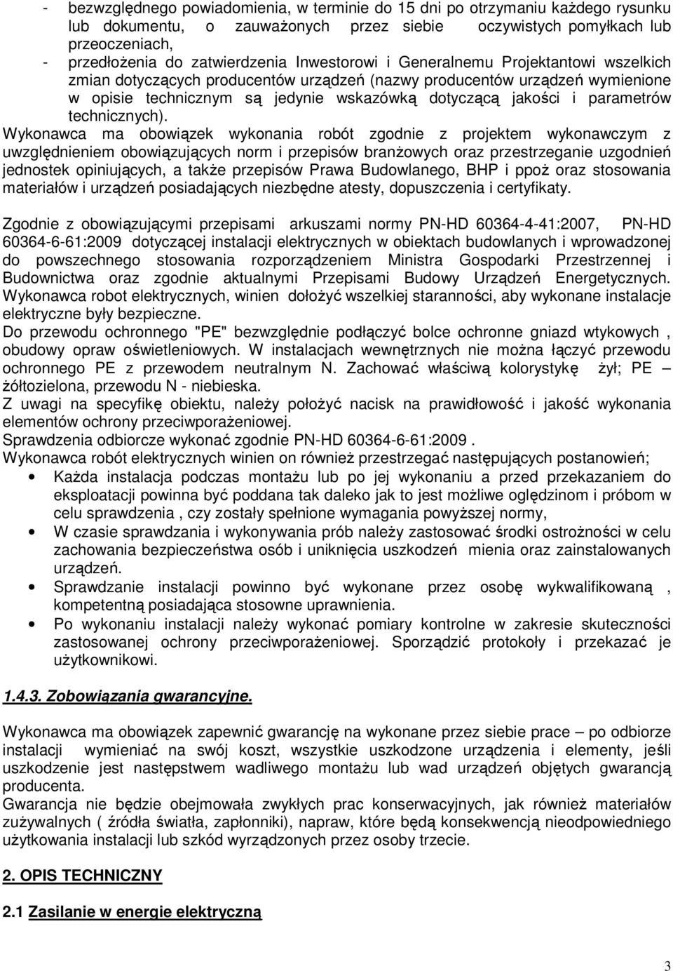 parametrów technicznych).