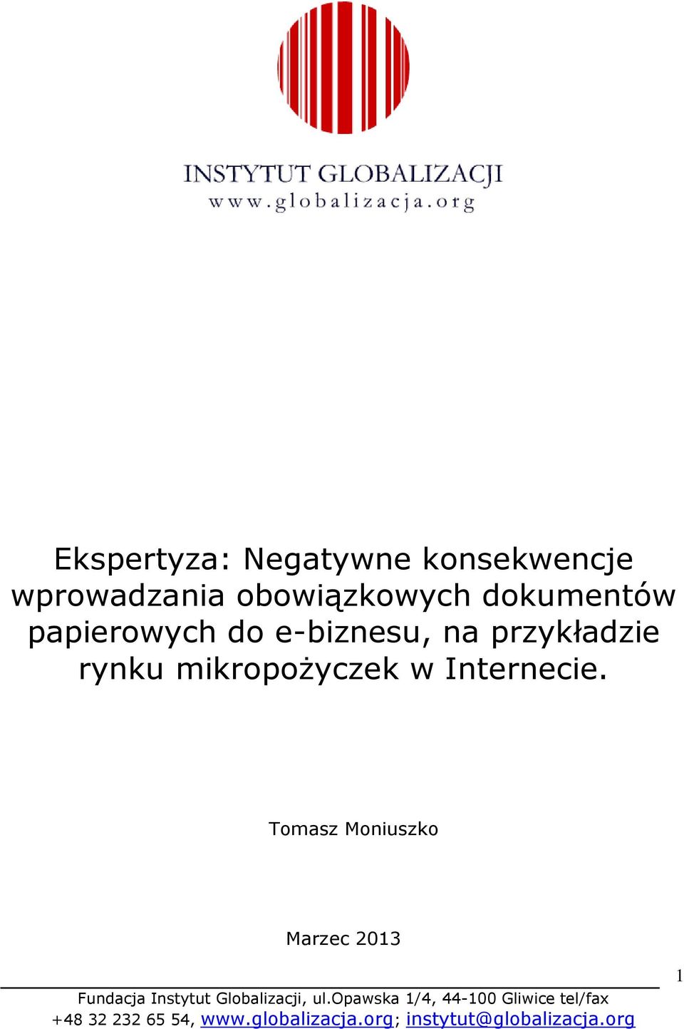 papierowych do e-biznesu, na przykładzie