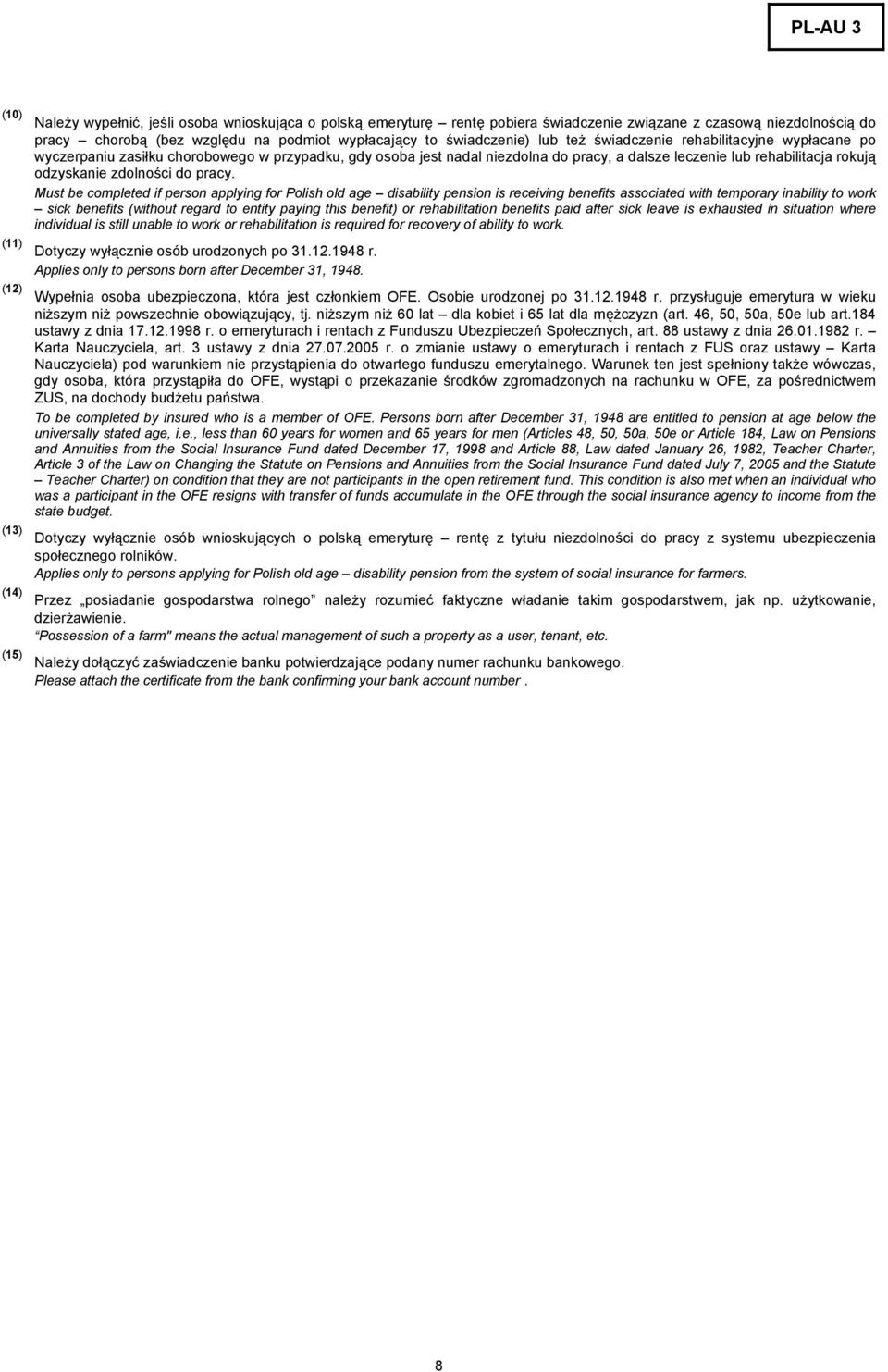 rokują odzyskanie zdolności do pracy.