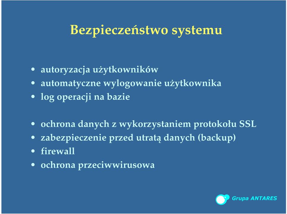 bazie ochrona danych z wykorzystaniem protokołu SSL