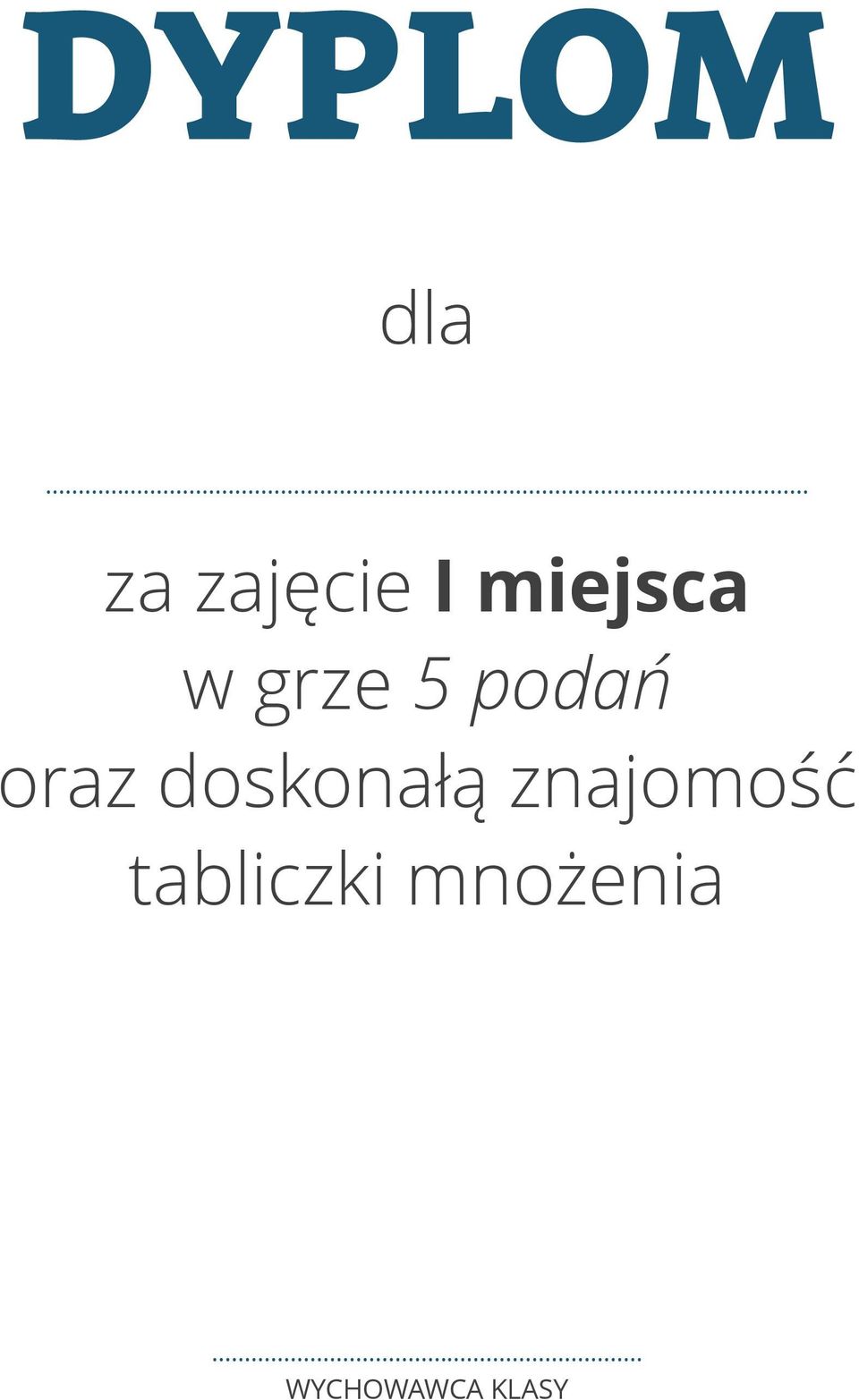 oraz doskonałą znajomość