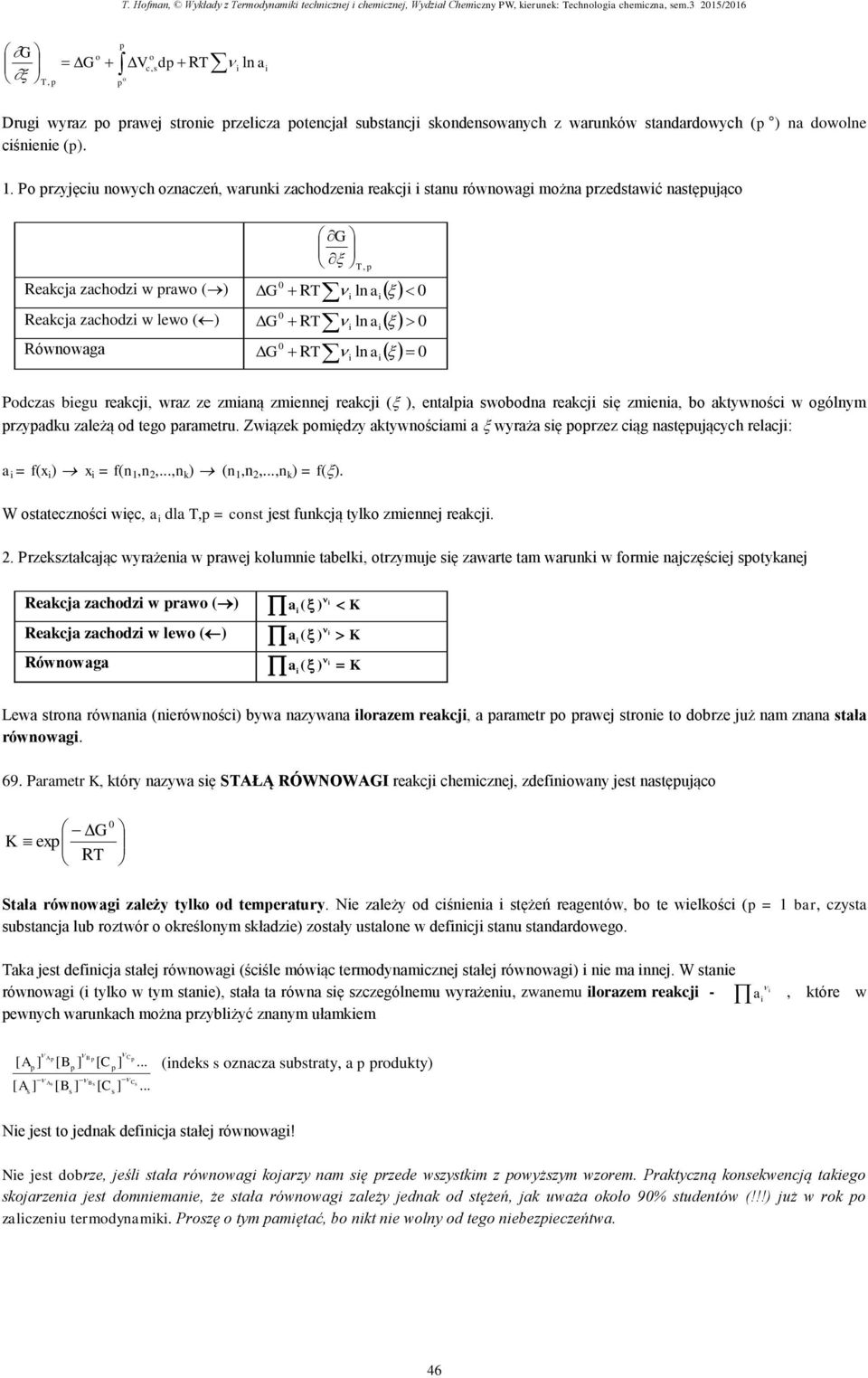 te rmetru. Zwązek mędzy ktywścm wyrż ę rzez cą tęuących relc: = (x ) x = ( 1 2.