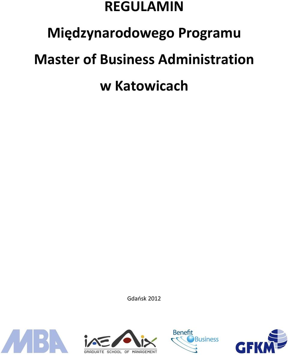 Programu Master of