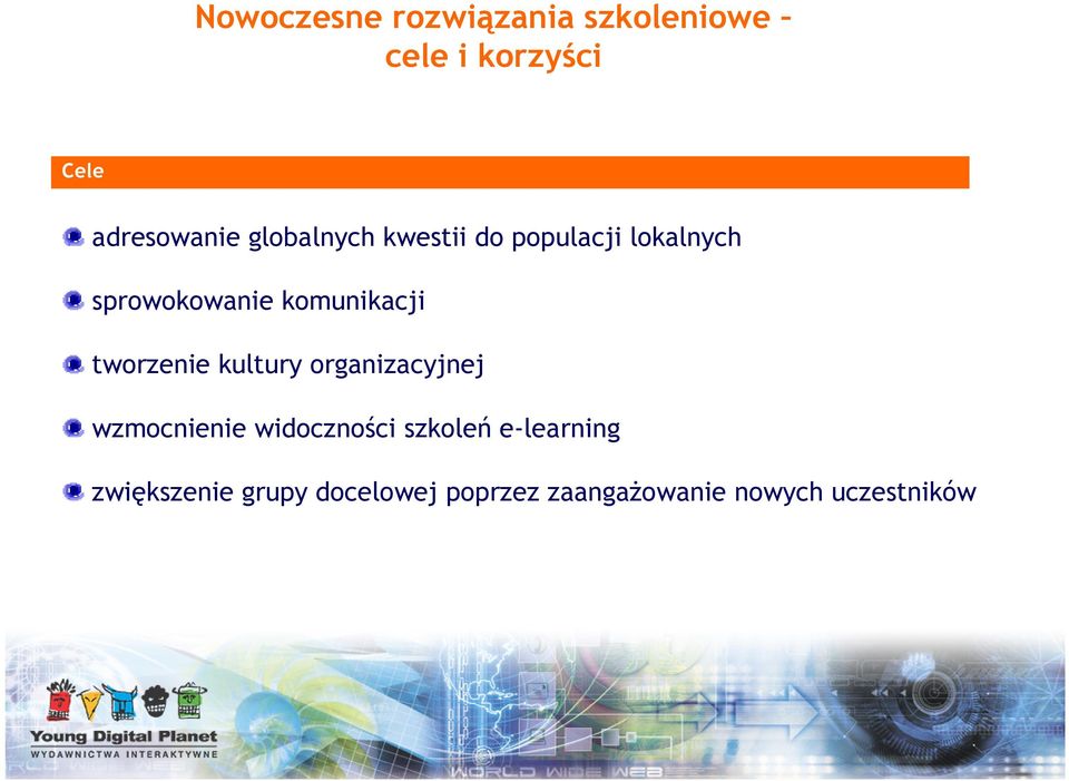 tworzenie kultury organizacyjnej wzmocnienie widoczności szkoleń