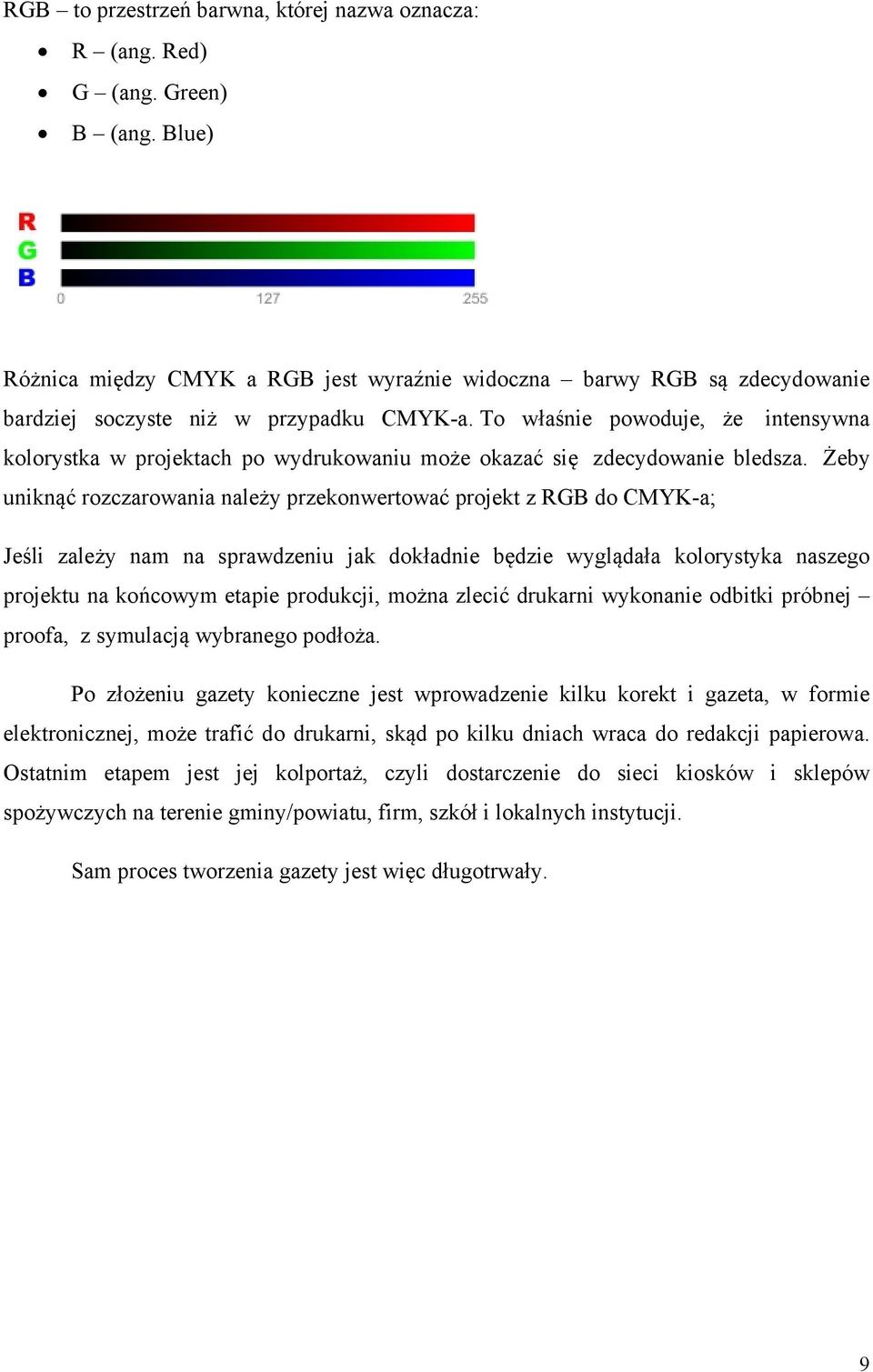 To właśnie powoduje, że intensywna kolorystka w projektach po wydrukowaniu może okazać się zdecydowanie bledsza.