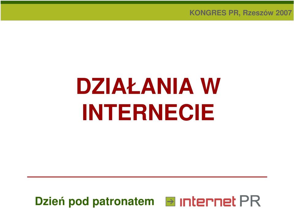 DZIAŁANIA W