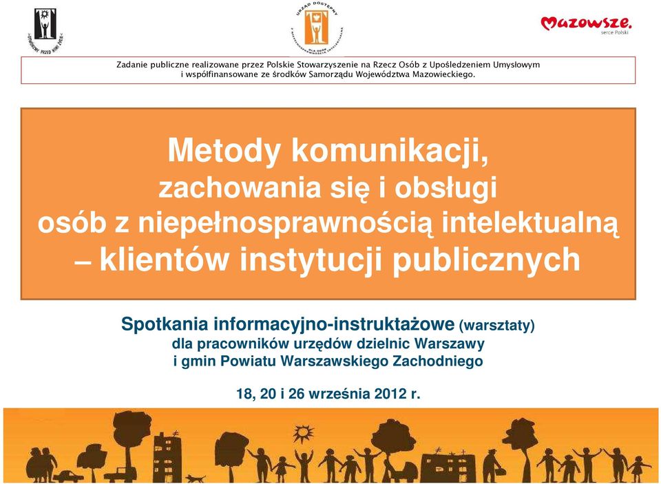 Spotkania informacyjno-instruktażowe (warsztaty) dla pracowników