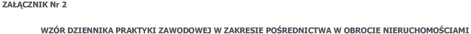 ZAWODOWEJ W ZAKRESIE
