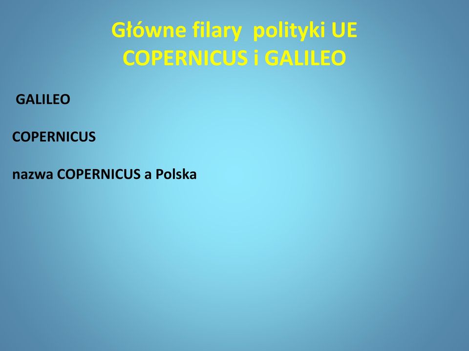 GALILEO GALILEO